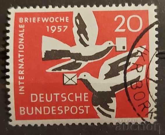 Ștampila Păsări Germania 1957