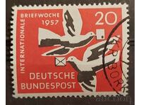 Германия 1957 Птици Клеймо