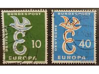 Σφραγίδα Γερμανίας 1958 Ευρώπης CEPT