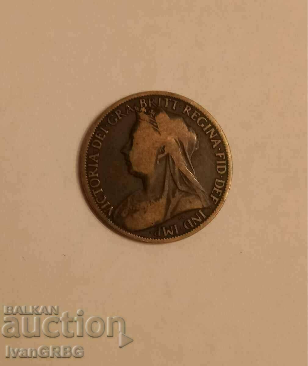 1 пени 1899 Великобритания , 1 penny 1899 United Kingdom
