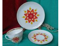 Set de porțelan frumos pentru cafea lungă BAVARIA