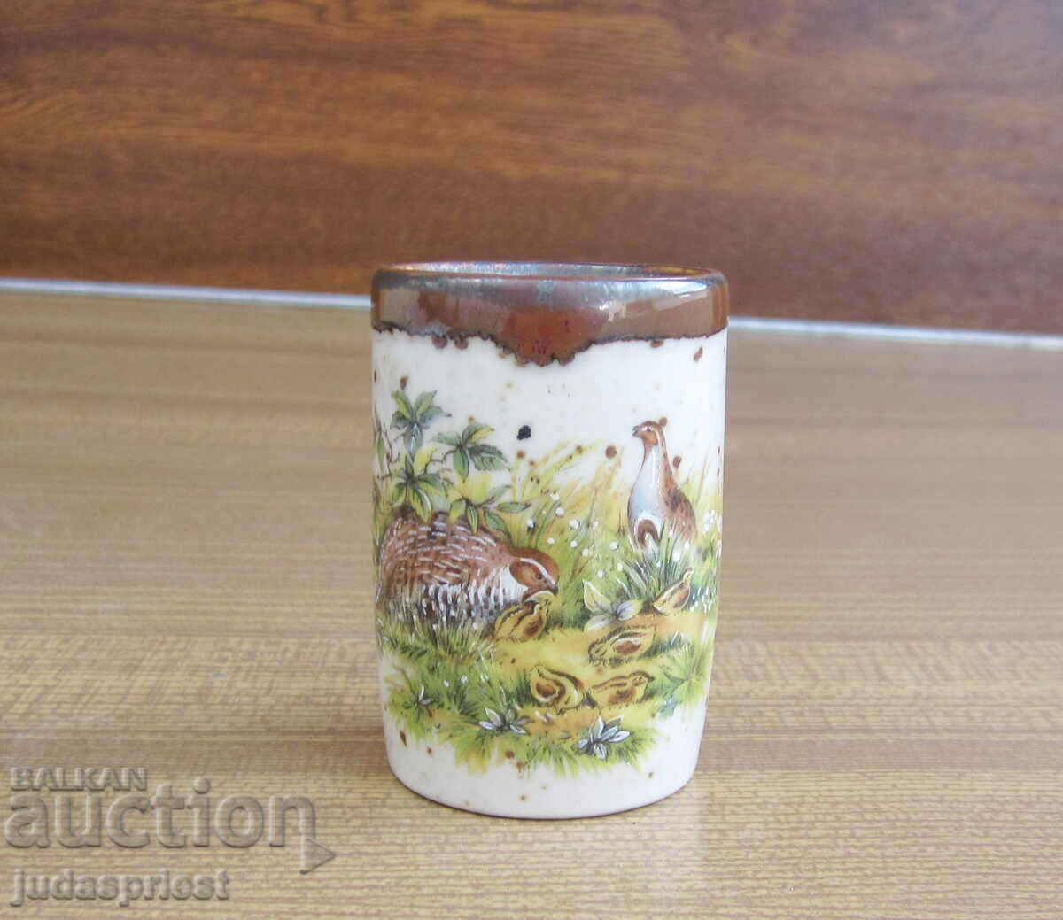 Δημοπρασία Παλαιά γερμανική πορσελάνινη κούπα ROSLER με μοτίβο κυνηγιού Δημοπρασία Παλαιά γερμανική πορσελάνινη κούπα ROSLER με μοτίβο κυνηγιού