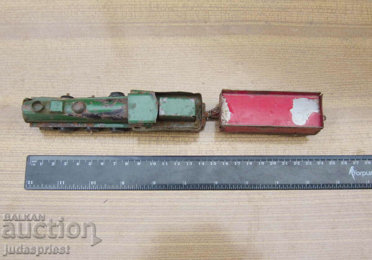 old metal train metal locomotive with carriage from the soca with price 35.00 BGN | € 17.90 old metal train metal locomotive with carriage from the soca with price 35.00 BGN | € 17.90