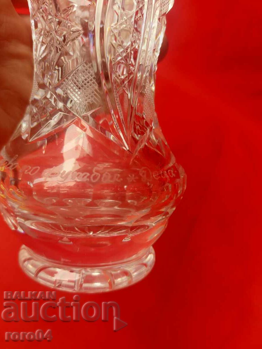 CRYSTAL VASE - BFS - 1986 / 87 - 6 CRYSTAL VASE - BFS - 1986 / 87 - 6
