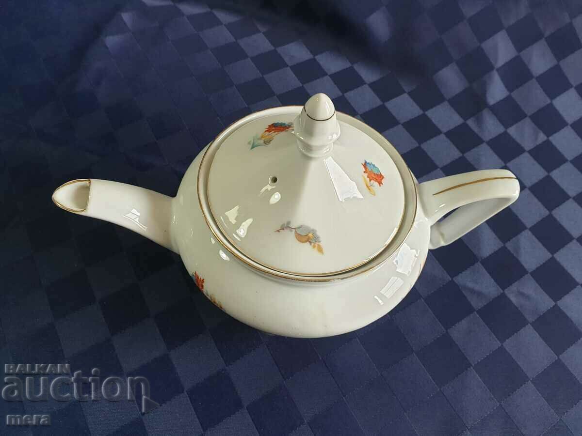 Auction  Porcelain German teapot