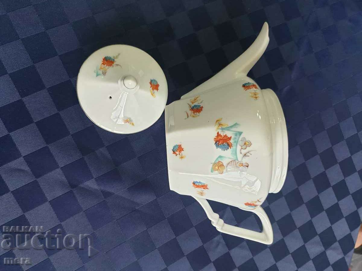 Porcelain German teapot - 5