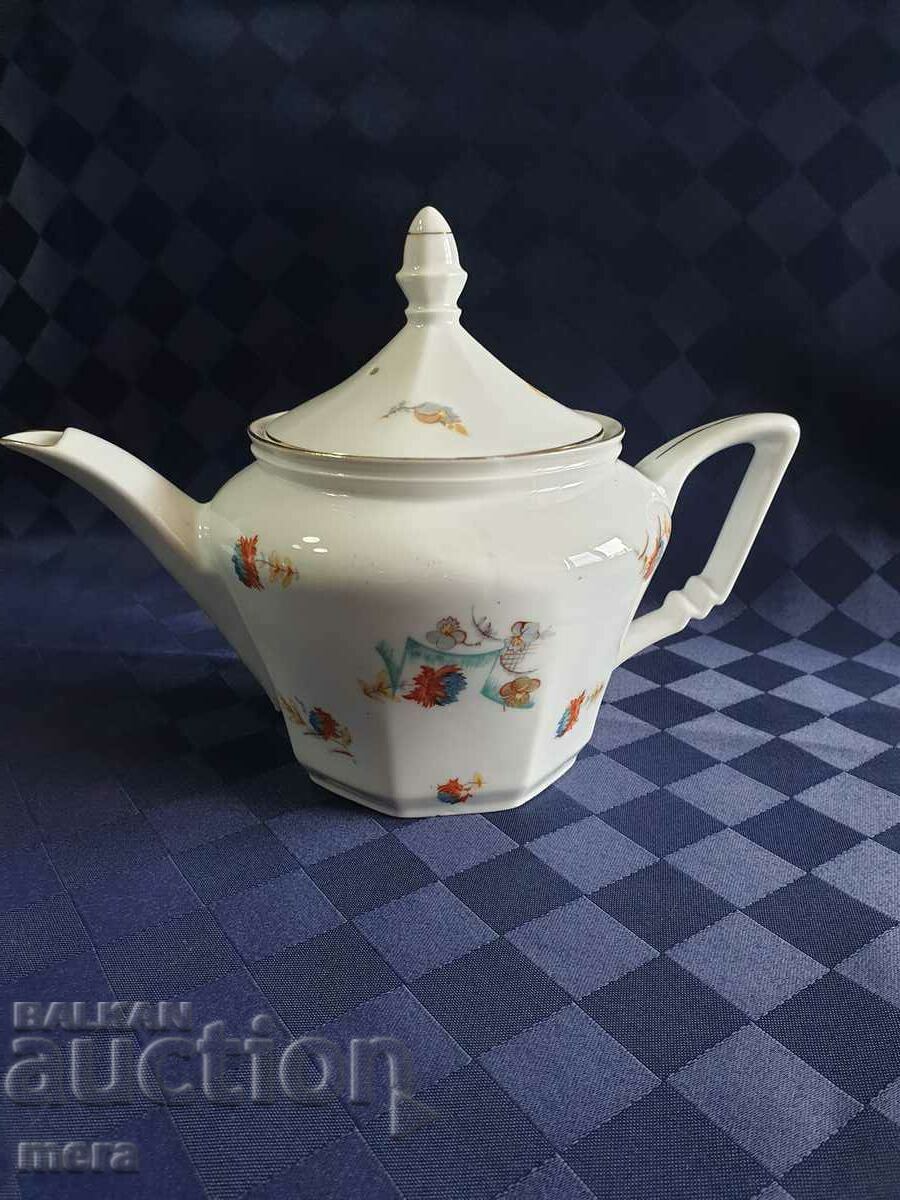 Porcelain German teapot
