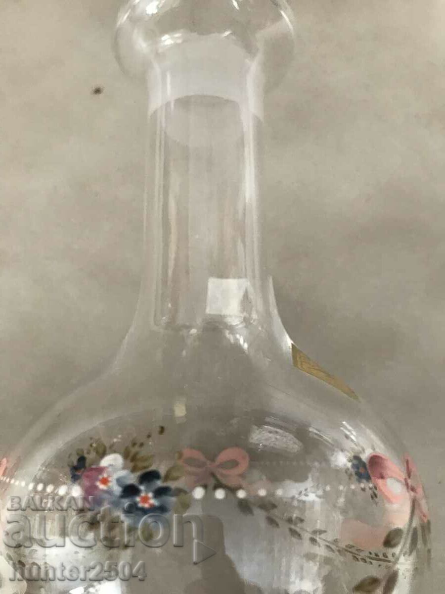 Auction  Bottle, carafe for liqueur - 23/9 cm