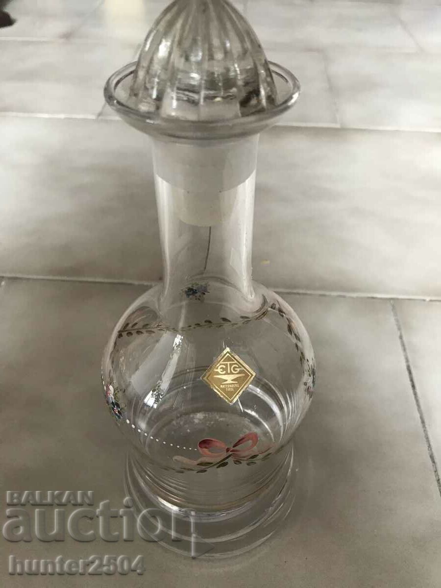 Bottle, carafe for liqueur - 23/9 cm