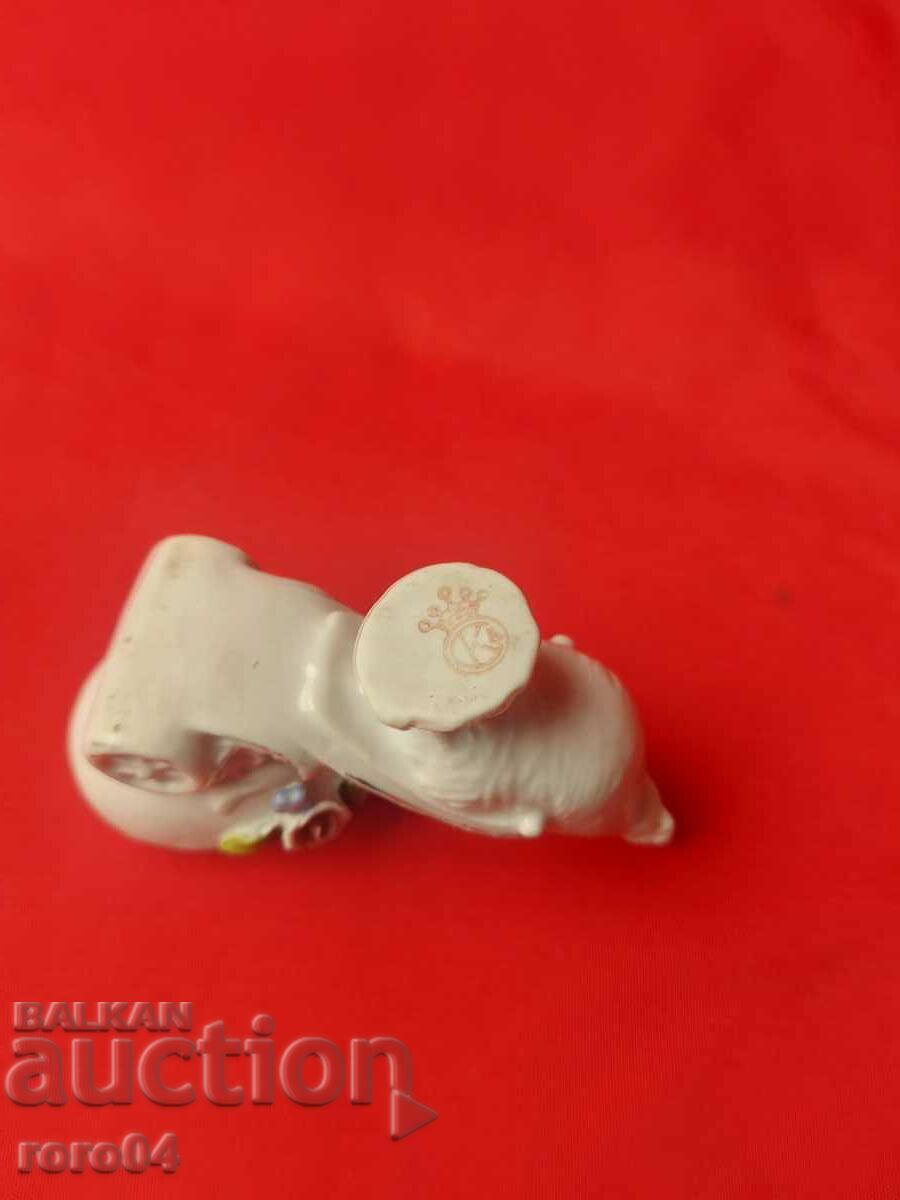 PORCELAIN ROOSTER - MARKED - 5 PORCELAIN ROOSTER - MARKED - 5