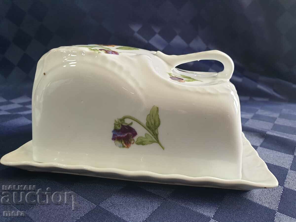 Auction Porcelain butter dish Auction Porcelain butter dish