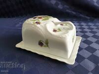 Porcelain butter dish
