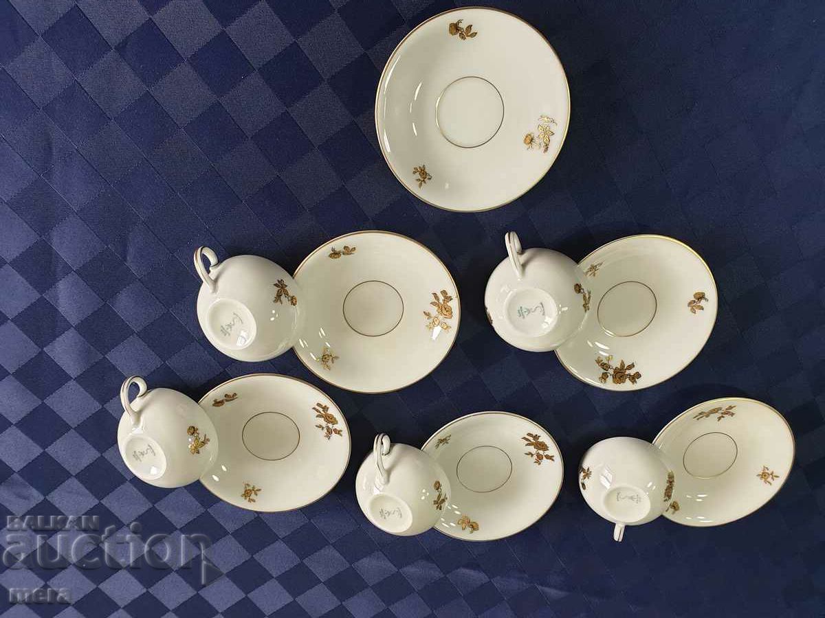 Delivery of Antique fine porcelain coffee service
