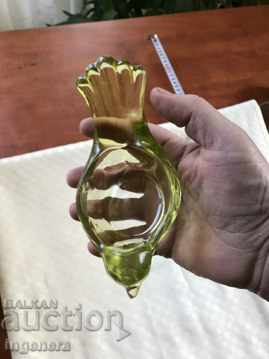 FIGURE BIRD NUT DISH GLASS THICK RELIEF COLOR with price 19.00 BGN | € 9.71 FIGURE BIRD NUT DISH GLASS THICK RELIEF COLOR with price 19.00 BGN | € 9.71