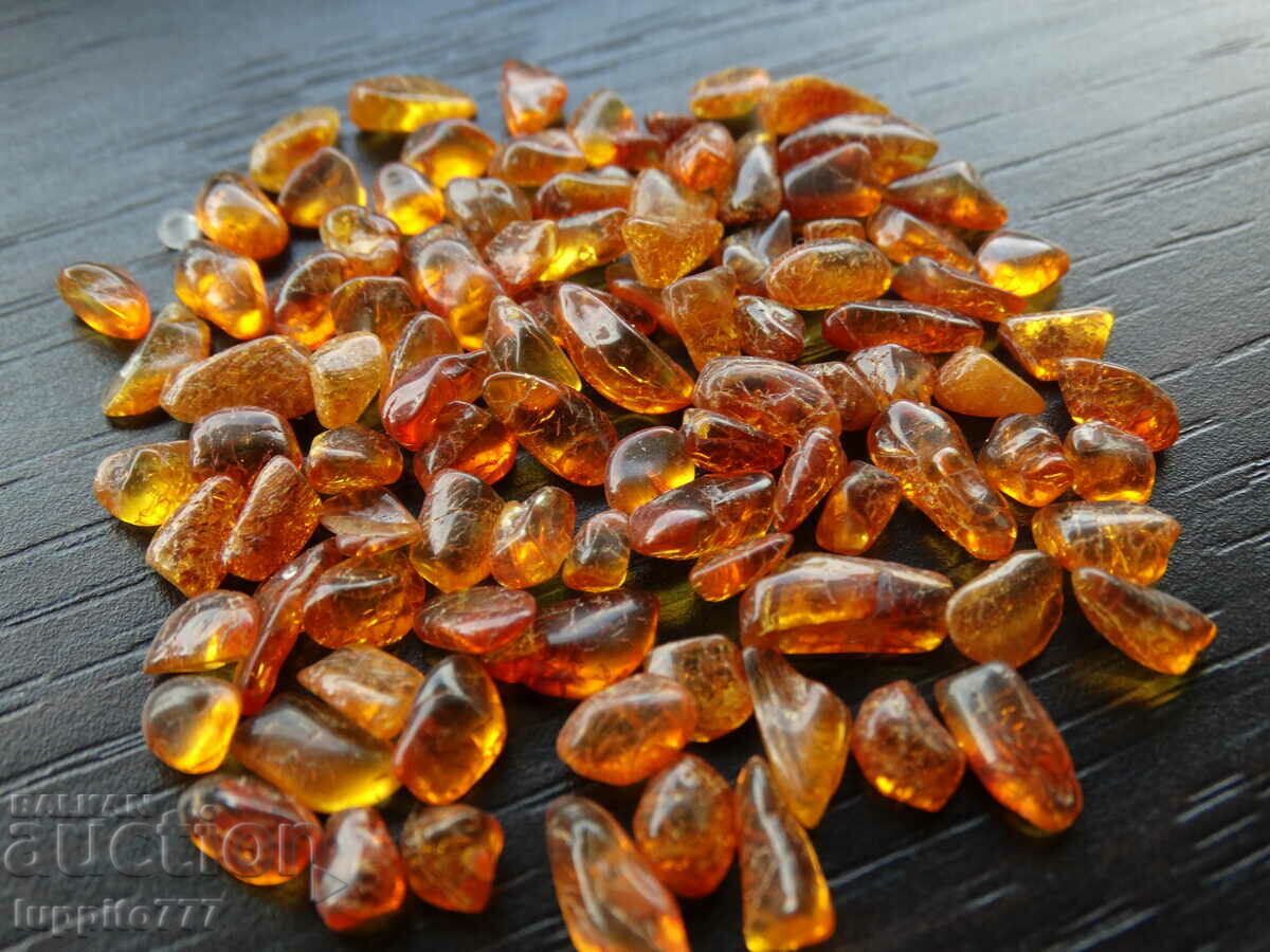 Auction 31.70 ct natural Baltic amber lot 50 pcs.+ Auction 31.70 ct natural Baltic amber lot 50 pcs.+