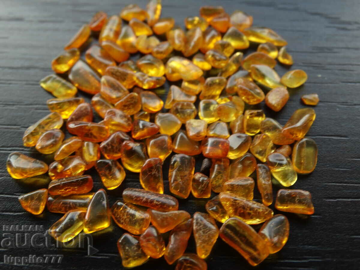 33.25 ct natural Baltic amber lot 50 pcs.+ with price 75.00 BGN | € 38.35 33.25 ct natural Baltic amber lot 50 pcs.+ with price 75.00 BGN | € 38.35