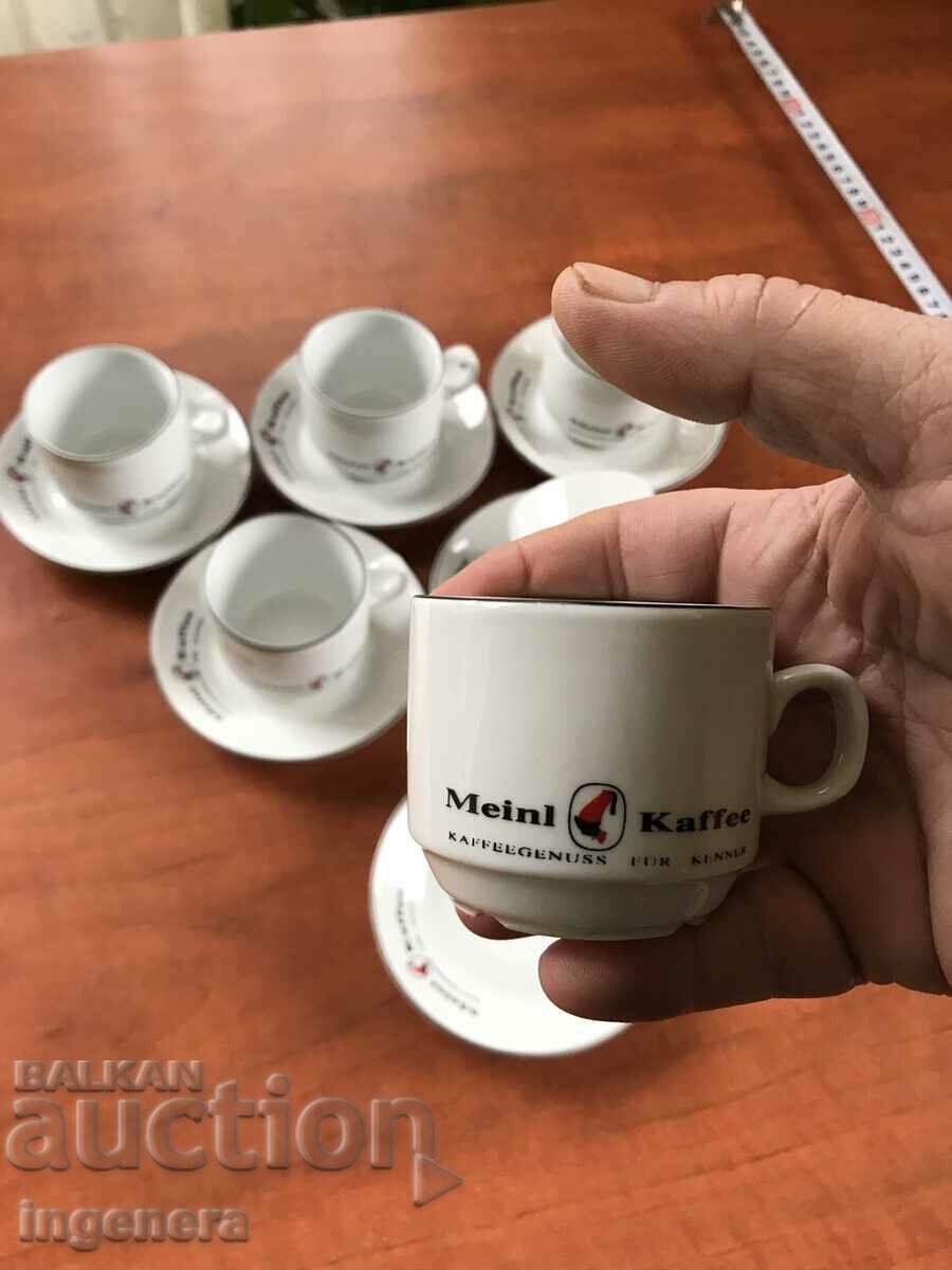 Delivery of PORCELAIN COFFEE SET - NEW MARKET - 6 PCS Delivery of PORCELAIN COFFEE SET - NEW MARKET - 6 PCS
