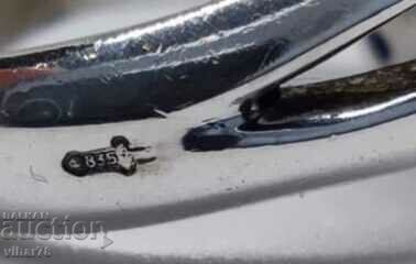 Old silver ring with sapphire, citrine, garnet and amethyst - 6 Old silver ring with sapphire, citrine, garnet and amethyst - 6