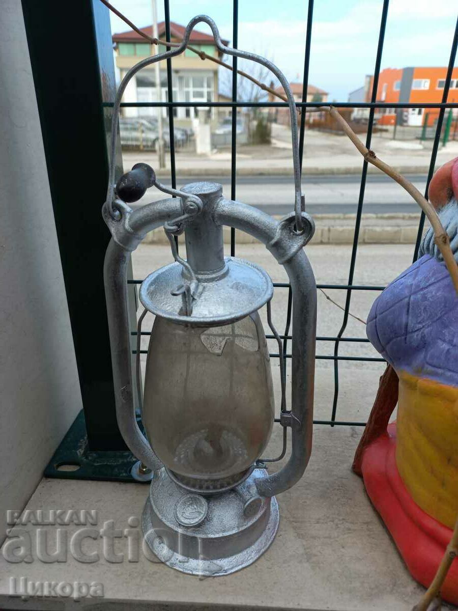 OLD GERMAN GAS LANTERN MADE FOR THE BULGARIAN ARMY MILITARY M with price 190.00 BGN | € 97.15 OLD GERMAN GAS LANTERN MADE FOR THE BULGARIAN ARMY MILITARY M with price 190.00 BGN | € 97.15