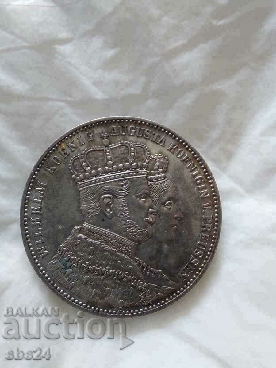 1 thaler 1861 Prussia with price 200.00 BGN | € 102.26 1 thaler 1861 Prussia with price 200.00 BGN | € 102.26