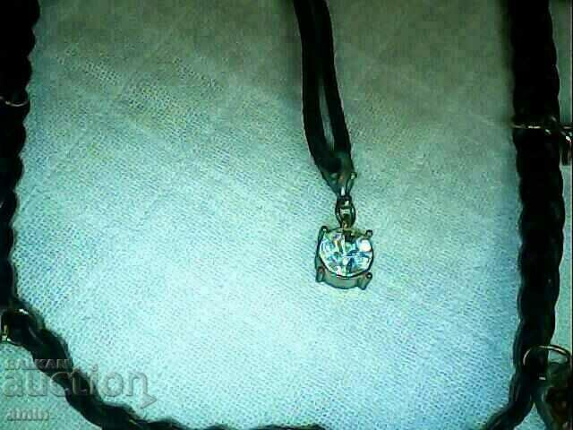 Auction  lot ot leather necklaces and bracelets