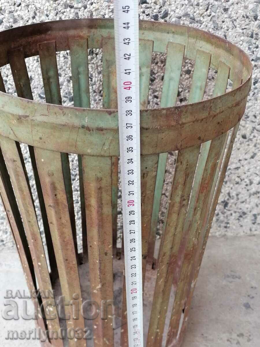 Delivery of An old metal bin from an office of the Earl of Sofia, Bulgaria Delivery of An old metal bin from an office of the Earl of Sofia, Bulgaria