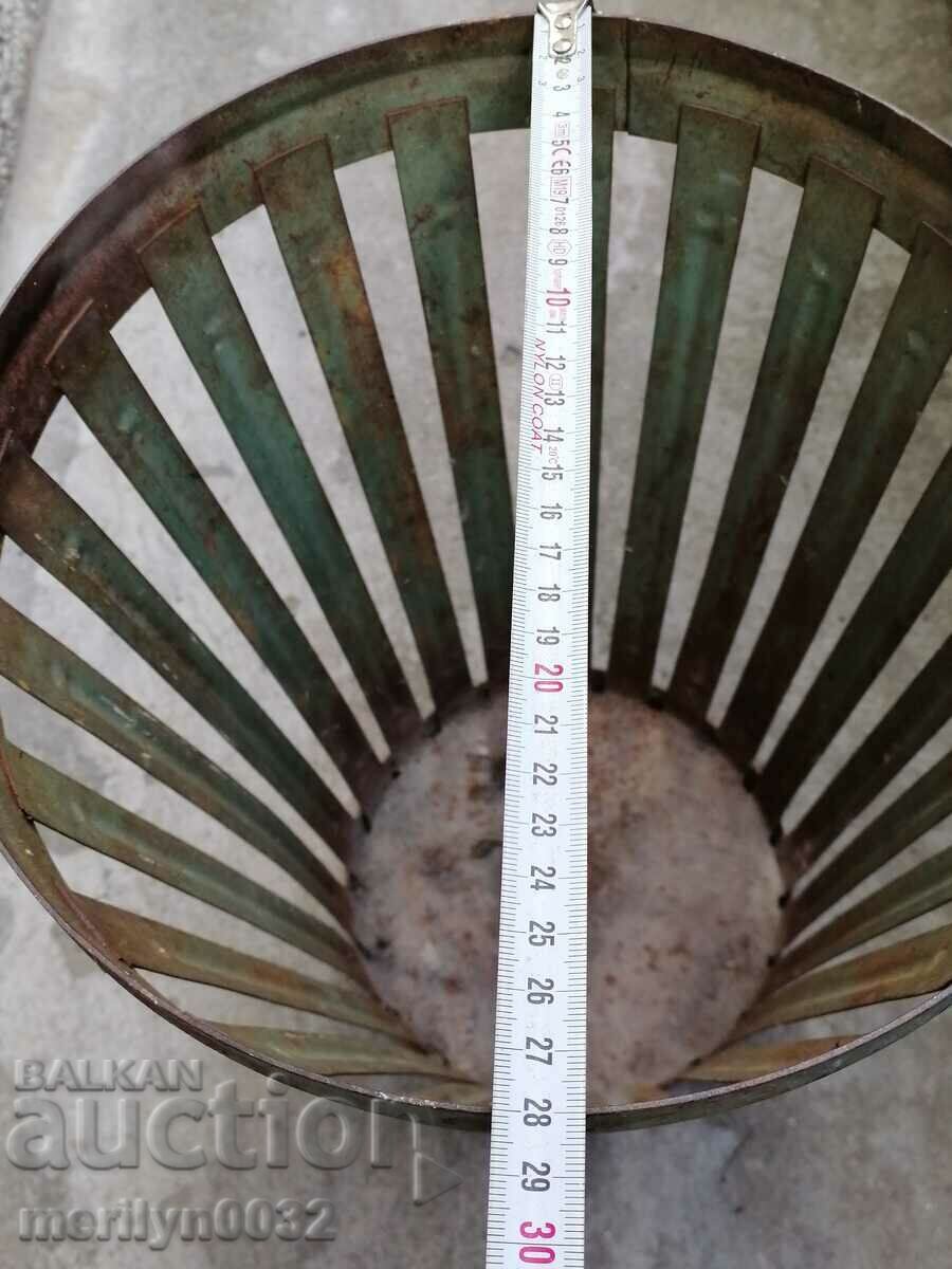 An old metal bin from an office of the Earl of Sofia, Bulgaria - 6 An old metal bin from an office of the Earl of Sofia, Bulgaria - 6