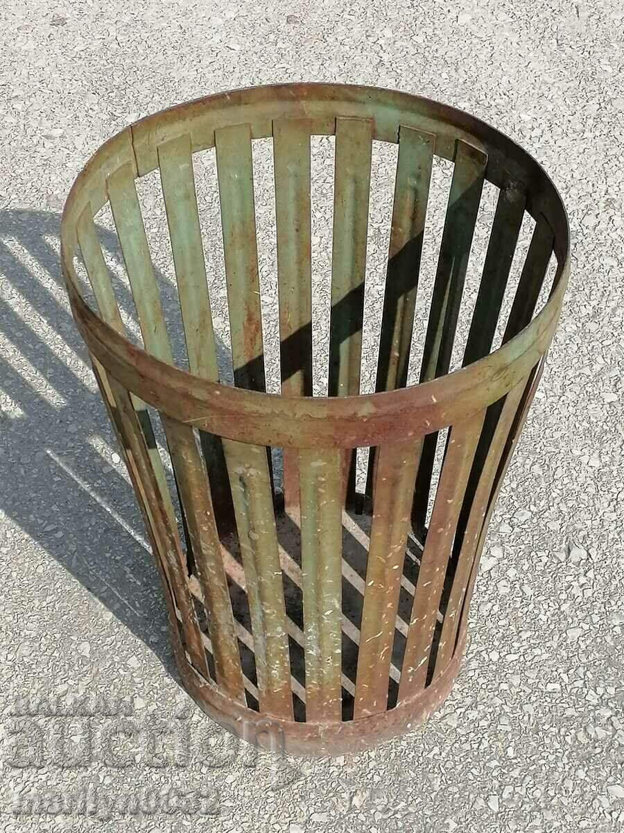 An old metal bin from an office of the Earl of Sofia, Bulgaria - 7 An old metal bin from an office of the Earl of Sofia, Bulgaria - 7