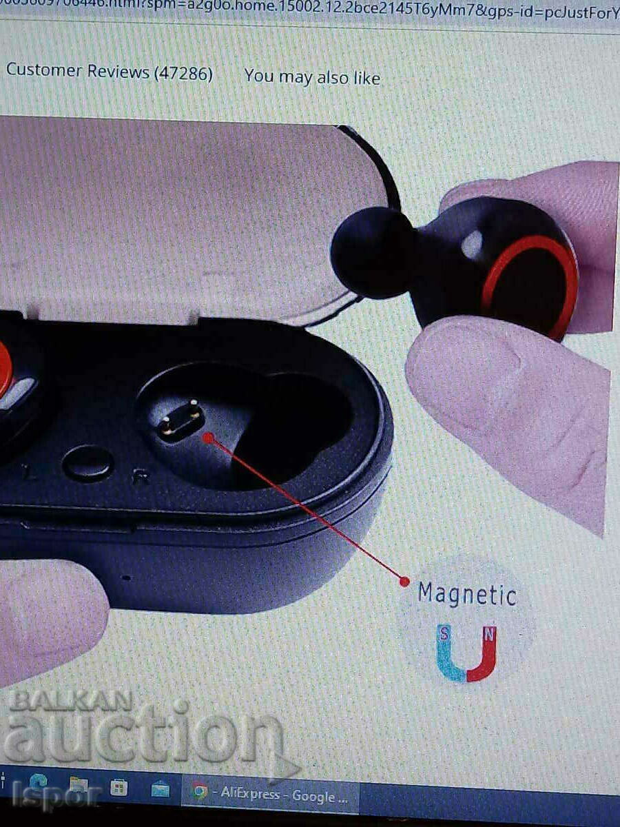 Licitație Căști Bluetooth cu stație de încărcare Licitație Căști Bluetooth cu stație de încărcare