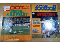 Футболно списание Miroir du Football 2 броя Пеле