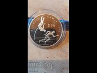 $20 Cook Islands silver