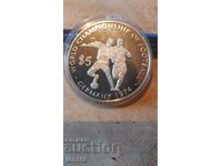 5 dollars Cook Islands silver