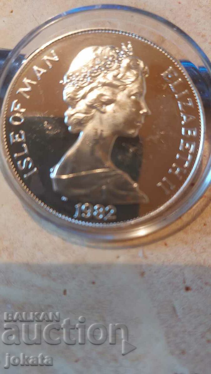1 crown Isle of man silver with price 80.00 BGN | € 40.90 1 crown Isle of man silver with price 80.00 BGN | € 40.90