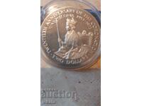 2 dollars Cook Islands silver