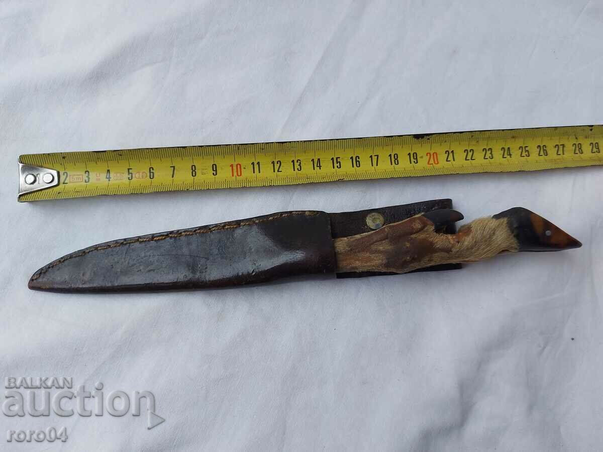 HUNTING KNIFE - SAW - DDR - Rostfrel - 5