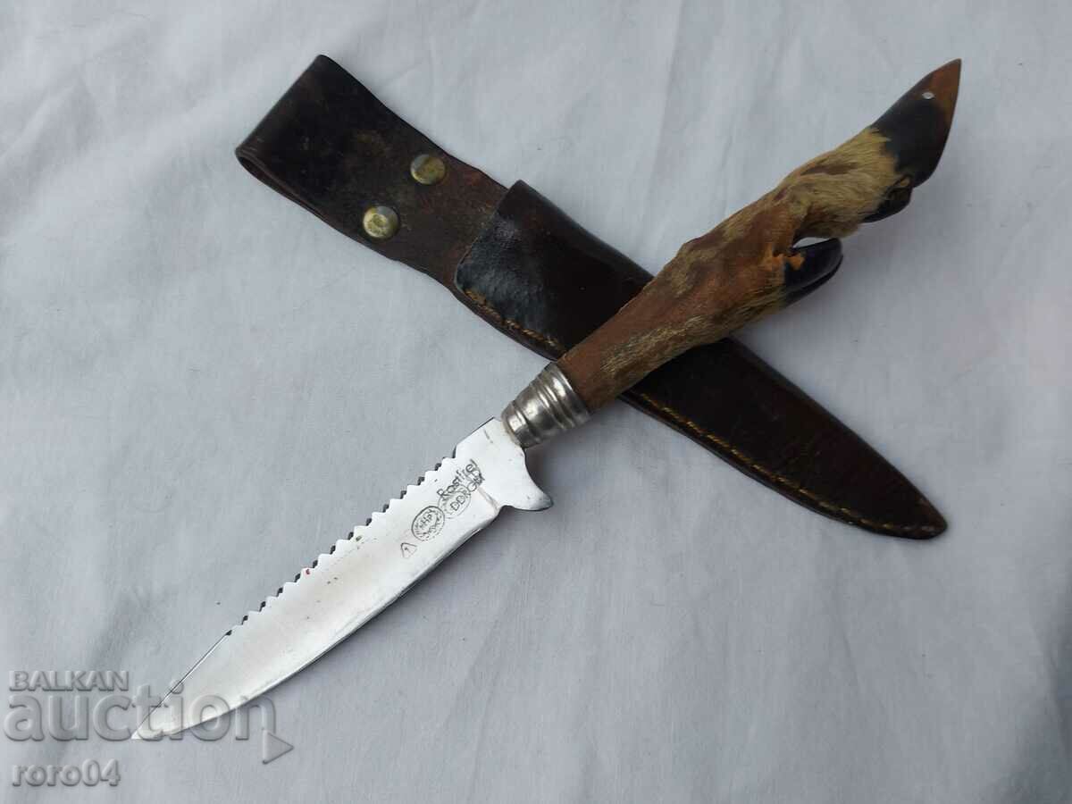 HUNTING KNIFE - SAW - DDR - Rostfrel - 7