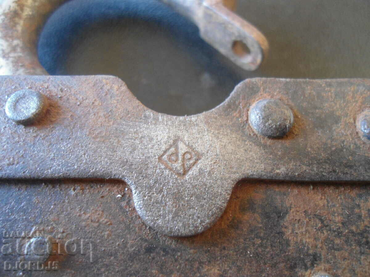 Old padlock, marking - 5