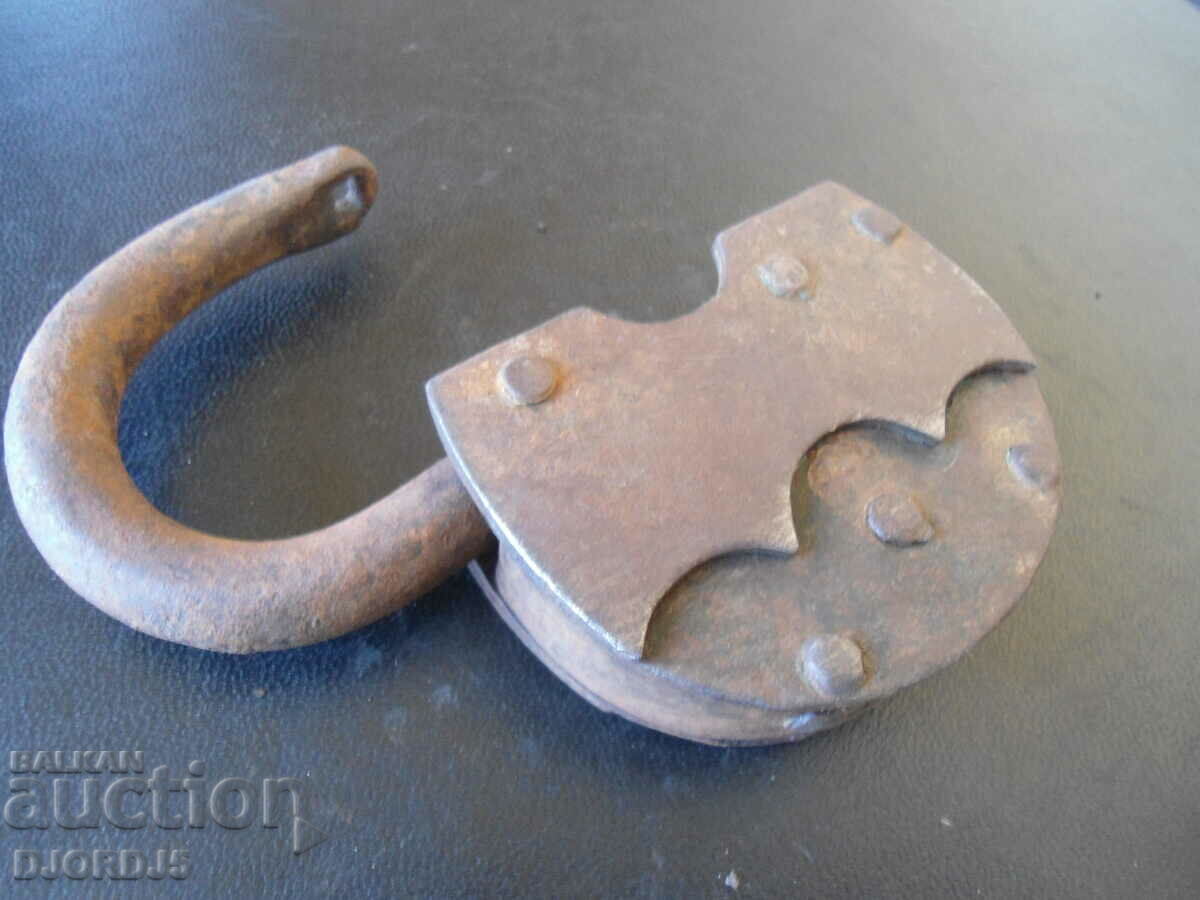 Old padlock, marking - 5 Old padlock, marking - 5