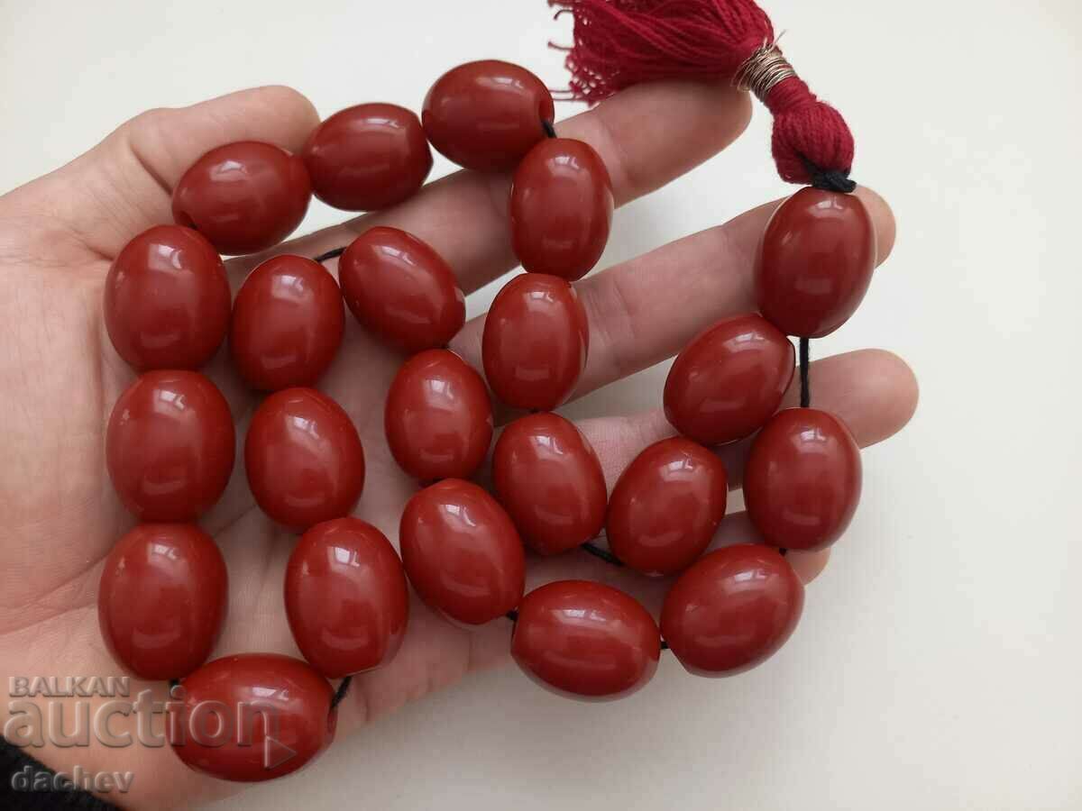 Delivery of Old Authentic Cataline BAKELITE Amber Rosary*** Delivery of Old Authentic Cataline BAKELITE Amber Rosary***