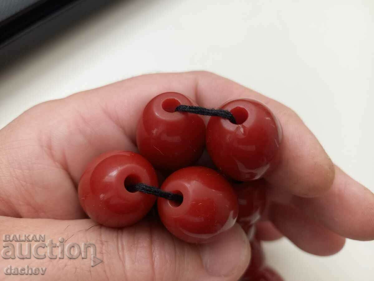 Стара Автентична броеница от КАТАЛИН БАКЕЛИТ кехлибар*** - 6