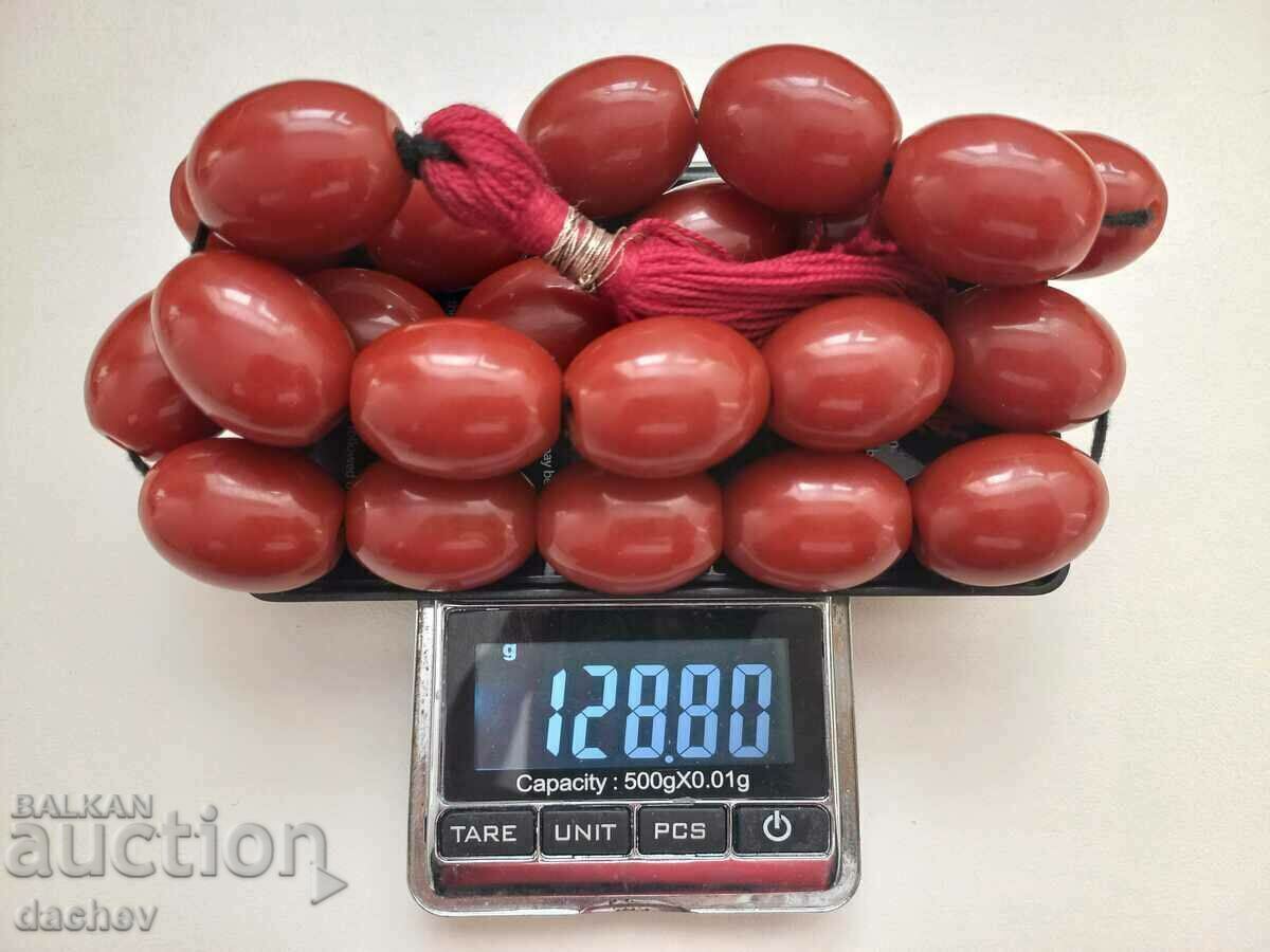 Стара Автентична броеница от КАТАЛИН БАКЕЛИТ кехлибар*** - 7