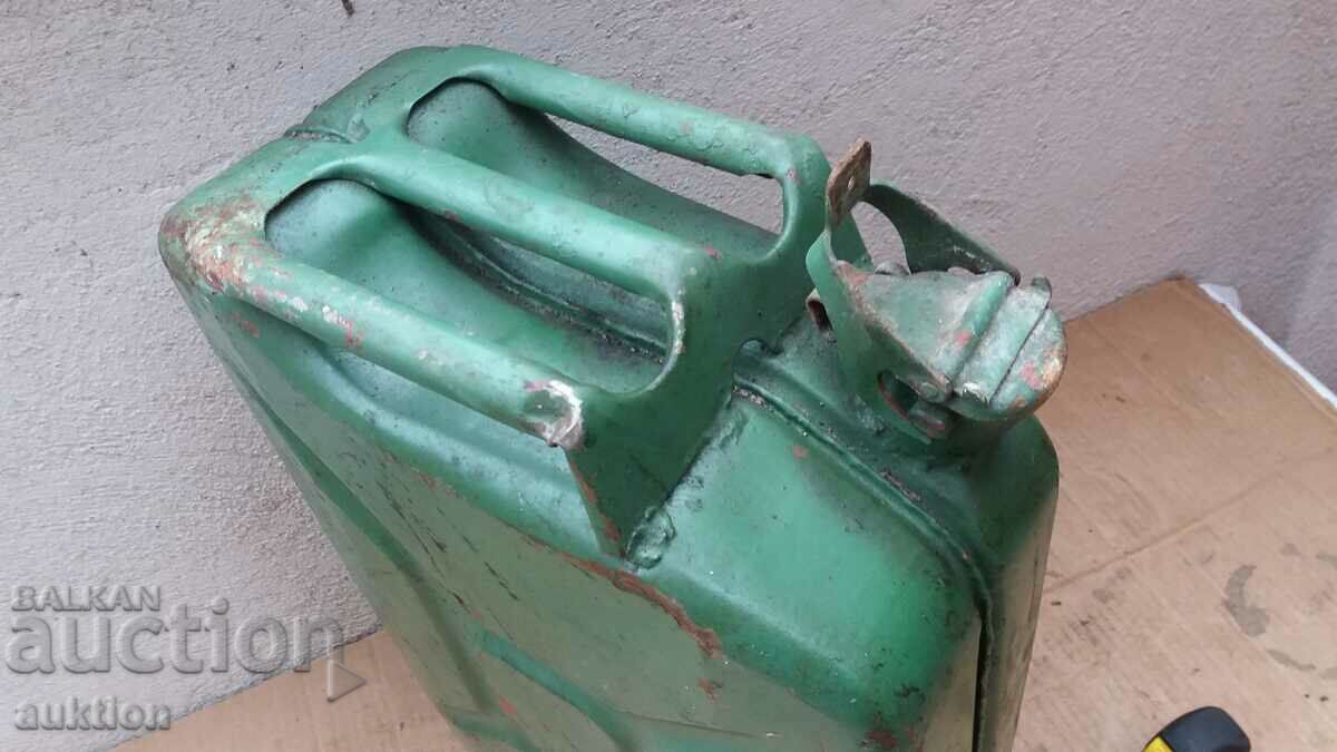 BIDON DE COMBUSTIBIL MILITAR MASSIV METAL - 20 LITRI - 5