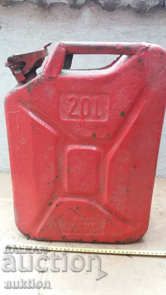 MASSIVE METAL MILITARY FUEL CAN - 20 LITERS with price 16.99 BGN | € 8.69 MASSIVE METAL MILITARY FUEL CAN - 20 LITERS with price 16.99 BGN | € 8.69