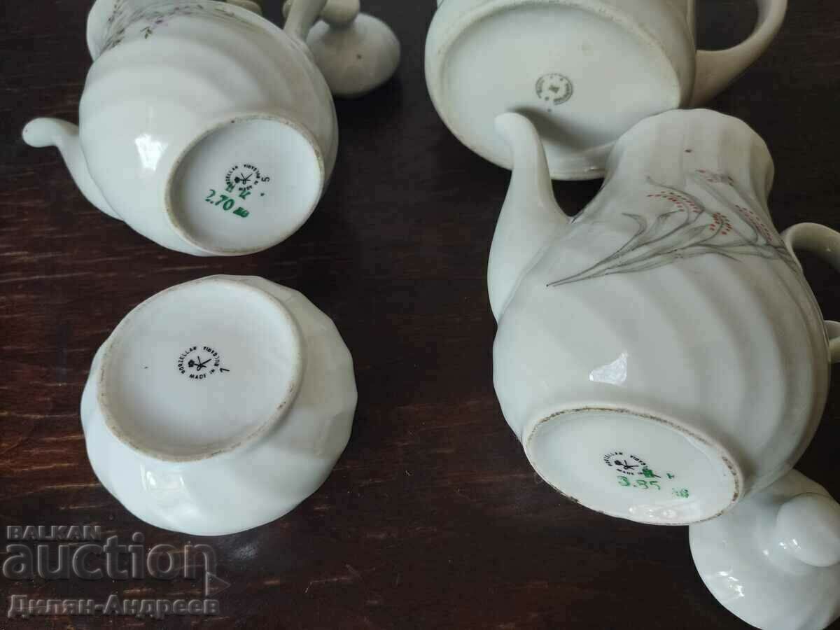 a set of Bulgarian porcelain - 6 a set of Bulgarian porcelain - 6