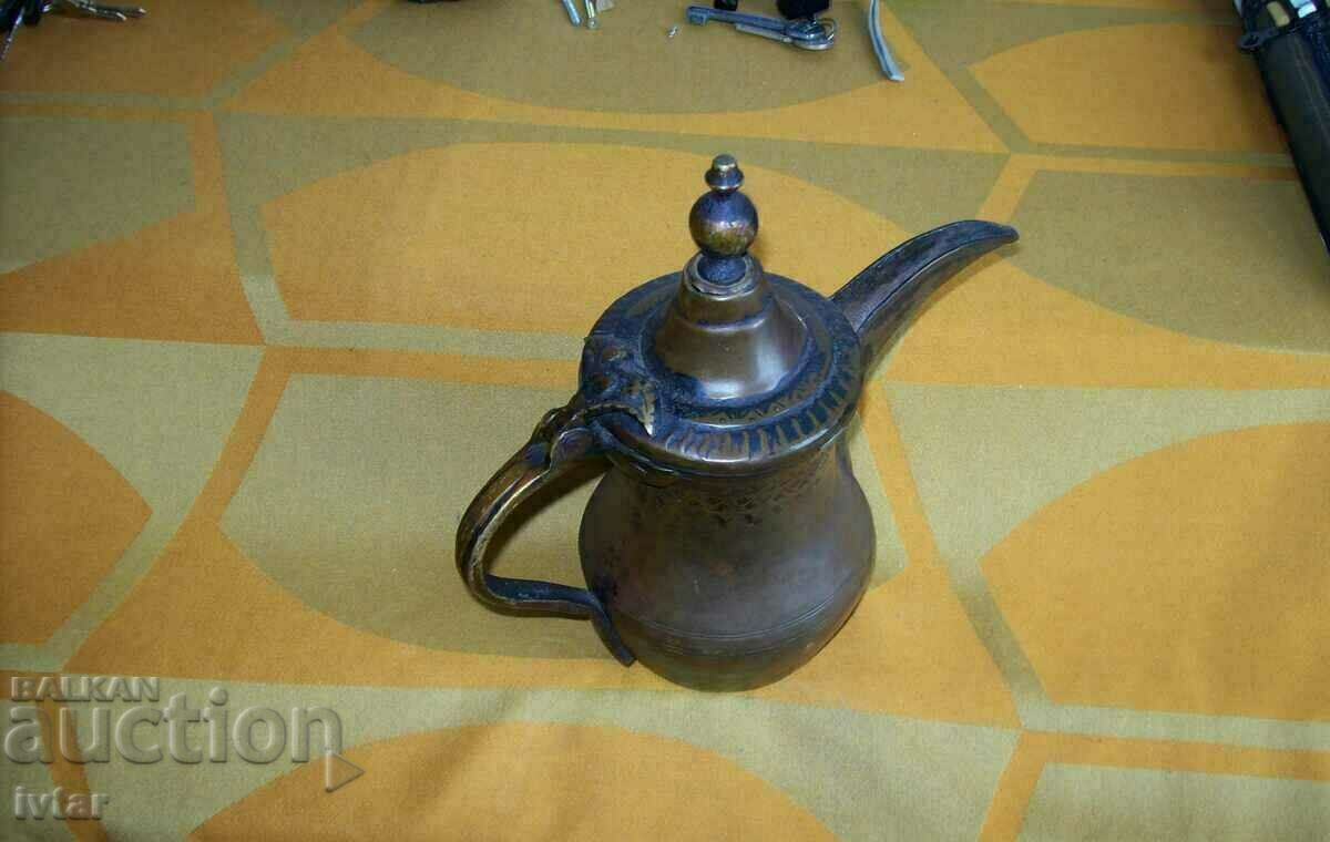 Oală de cupru otomană, ceainic, ulcior, ceainic