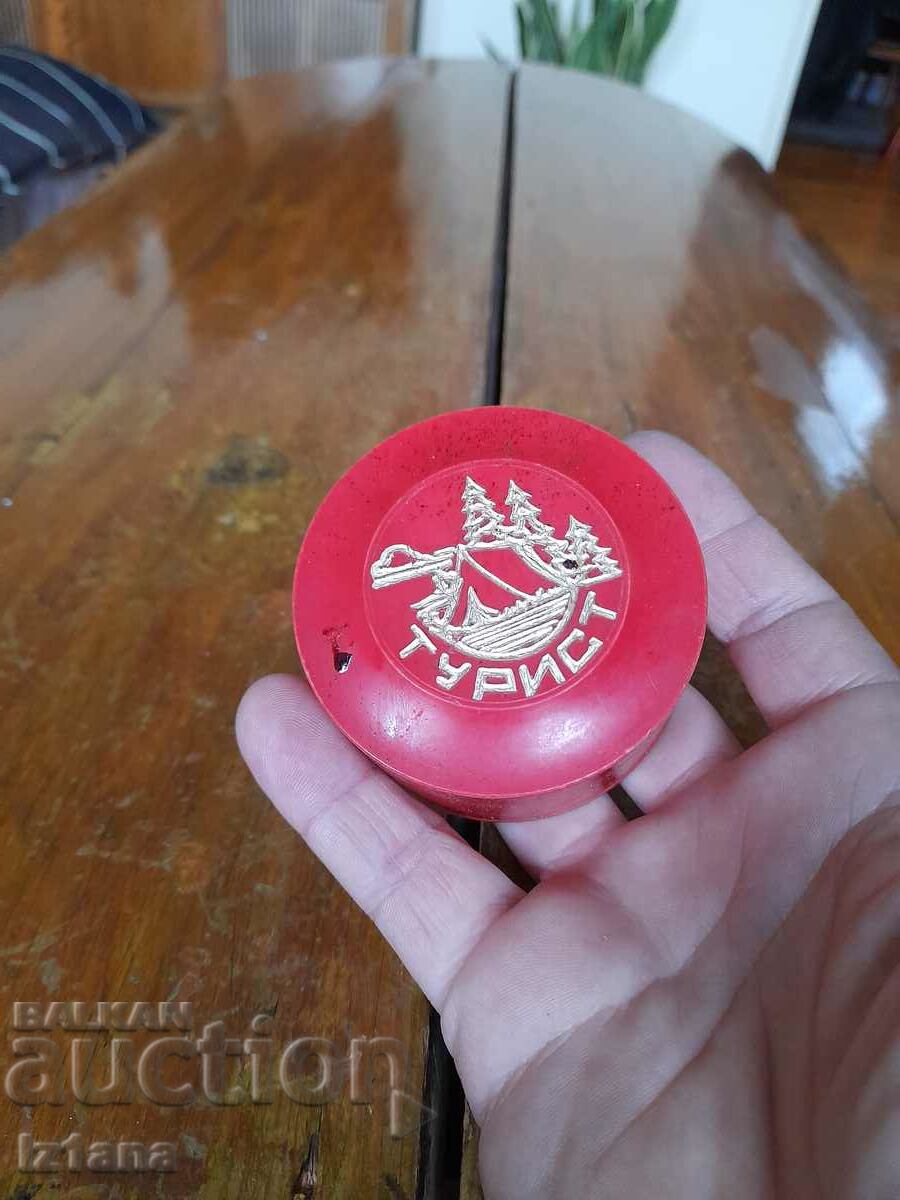 Old folding mug Tourist with price 15.00 BGN | € 7.67 Old folding mug Tourist with price 15.00 BGN | € 7.67