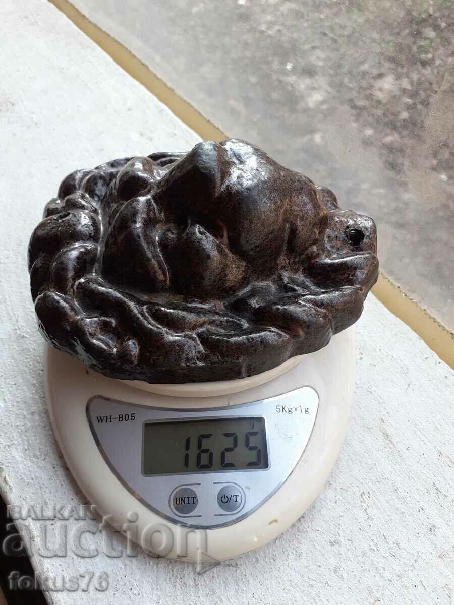Cast iron lion head applique - 7 Cast iron lion head applique - 7