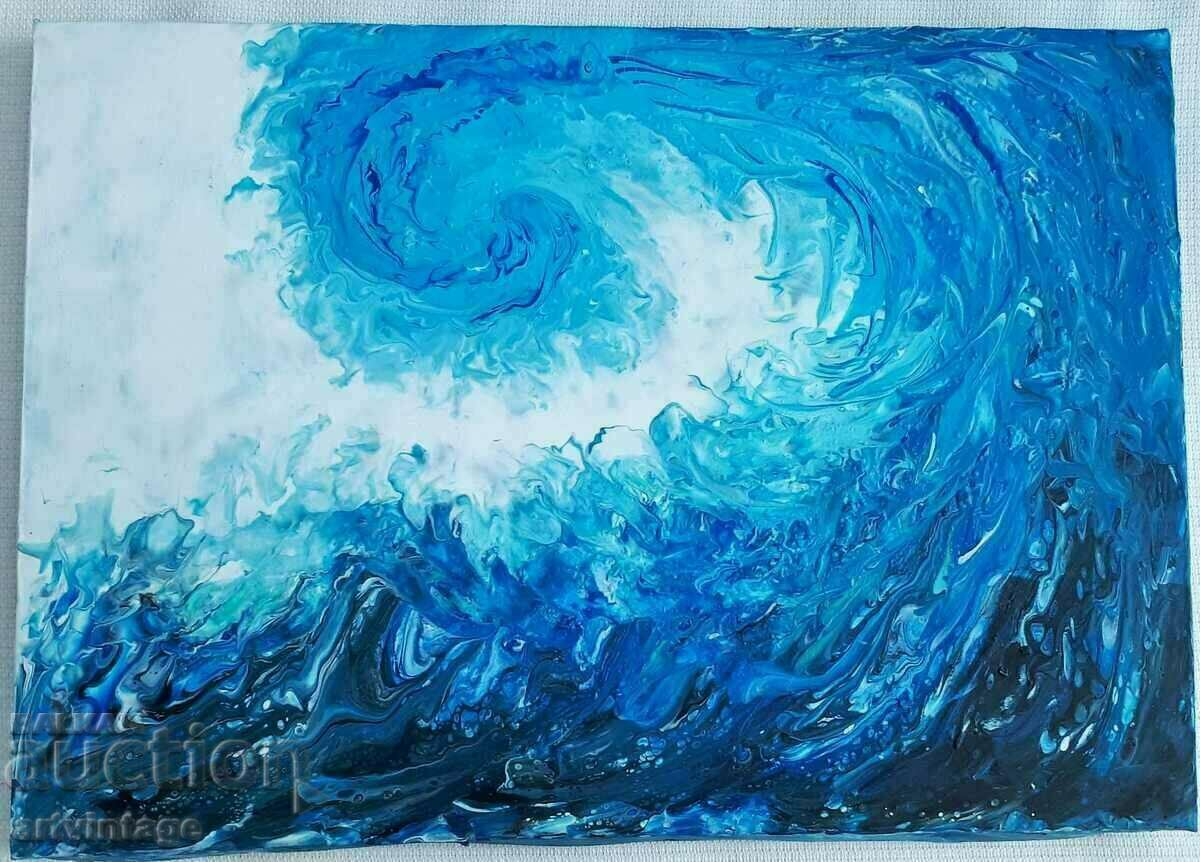 Морска вълна - картина 50/35 см.