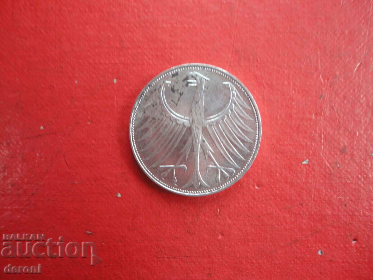Delivery of 5 marks 1972 Germany silver coin Delivery of 5 marks 1972 Germany silver coin