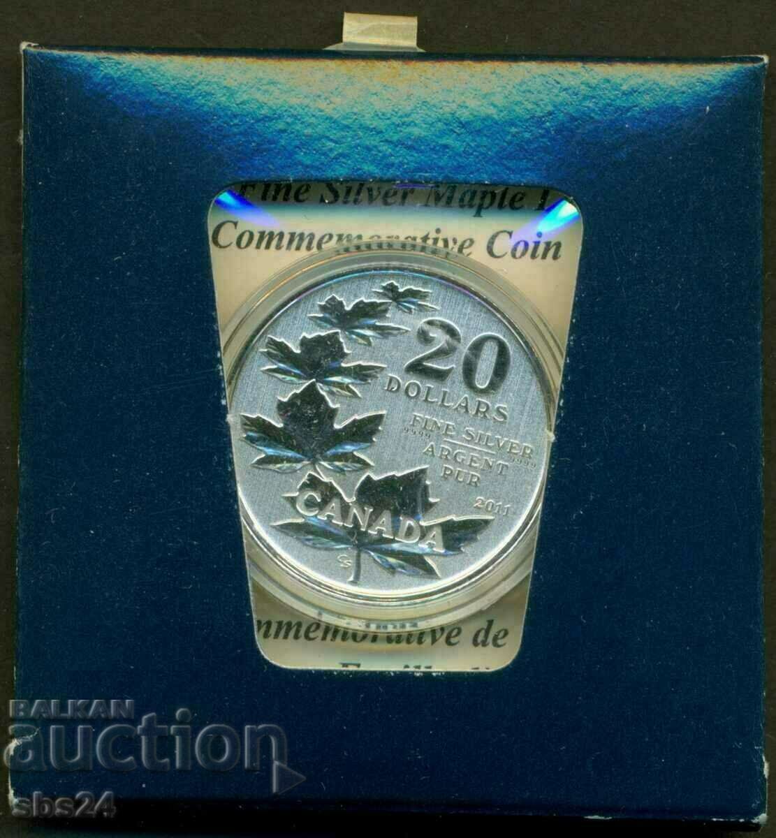 Възпоменателна монета от 20 канадски долара